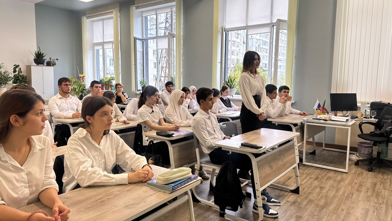 Сотрудники Миннаца РД посетили лицей № 39 имени Б.Астемирова